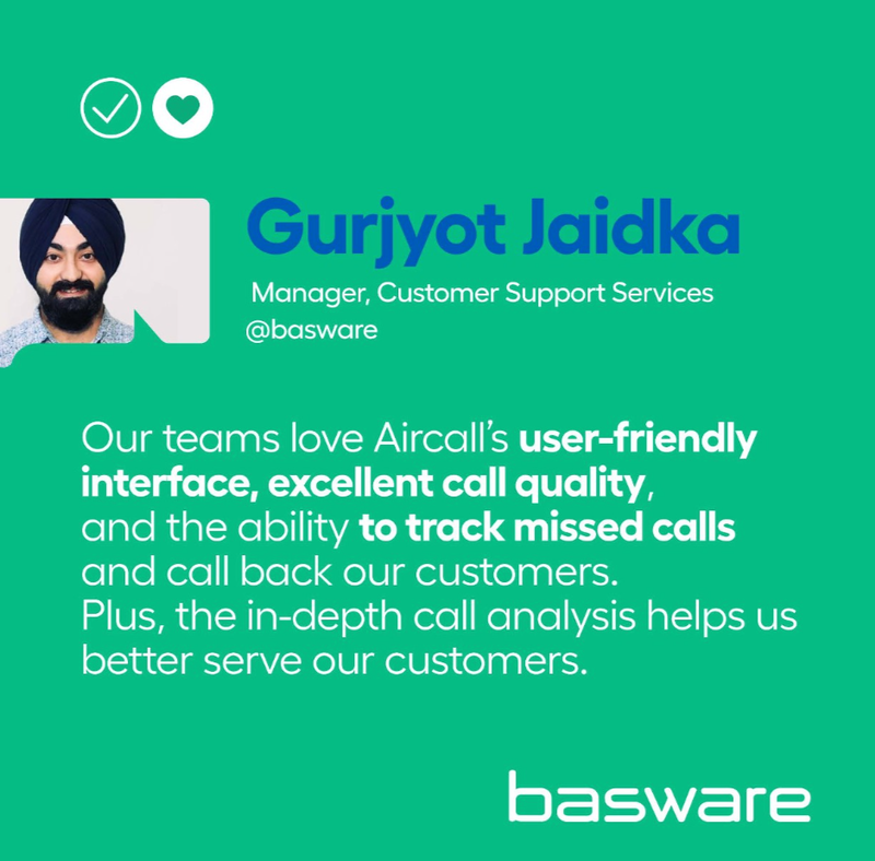 Customer story quote from Basware